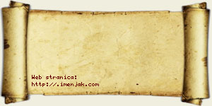 Adam Rakovac vizit kartica